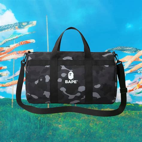 fake bape duffle bag|bathing ape duffle bag.